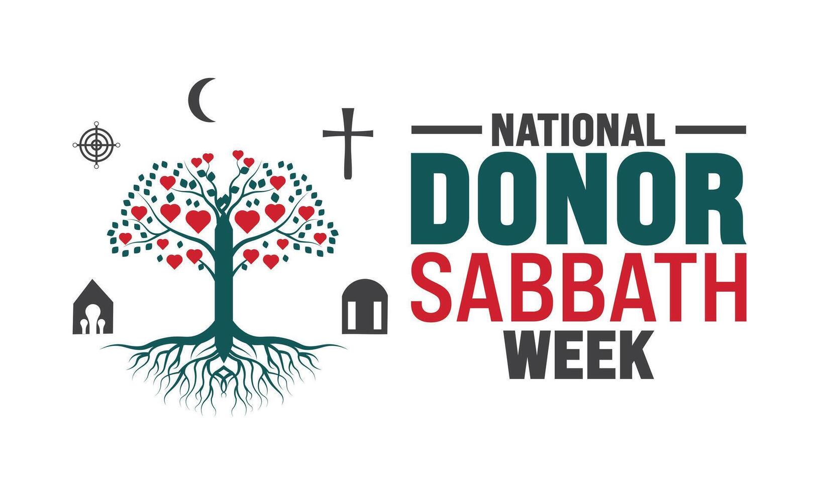 November is National Donor Sabbath. Holiday concept. suitable for placard, background, Greeting Card, Poster design template vector