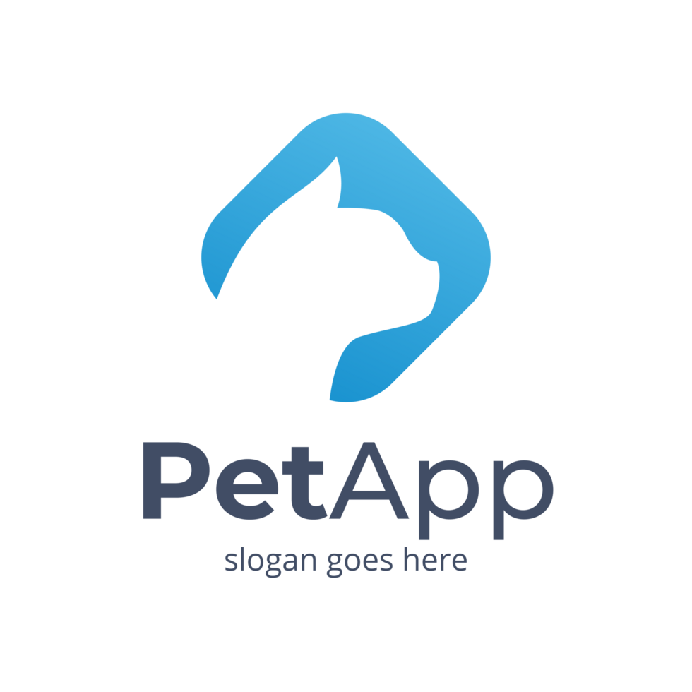 Pet app logo design png