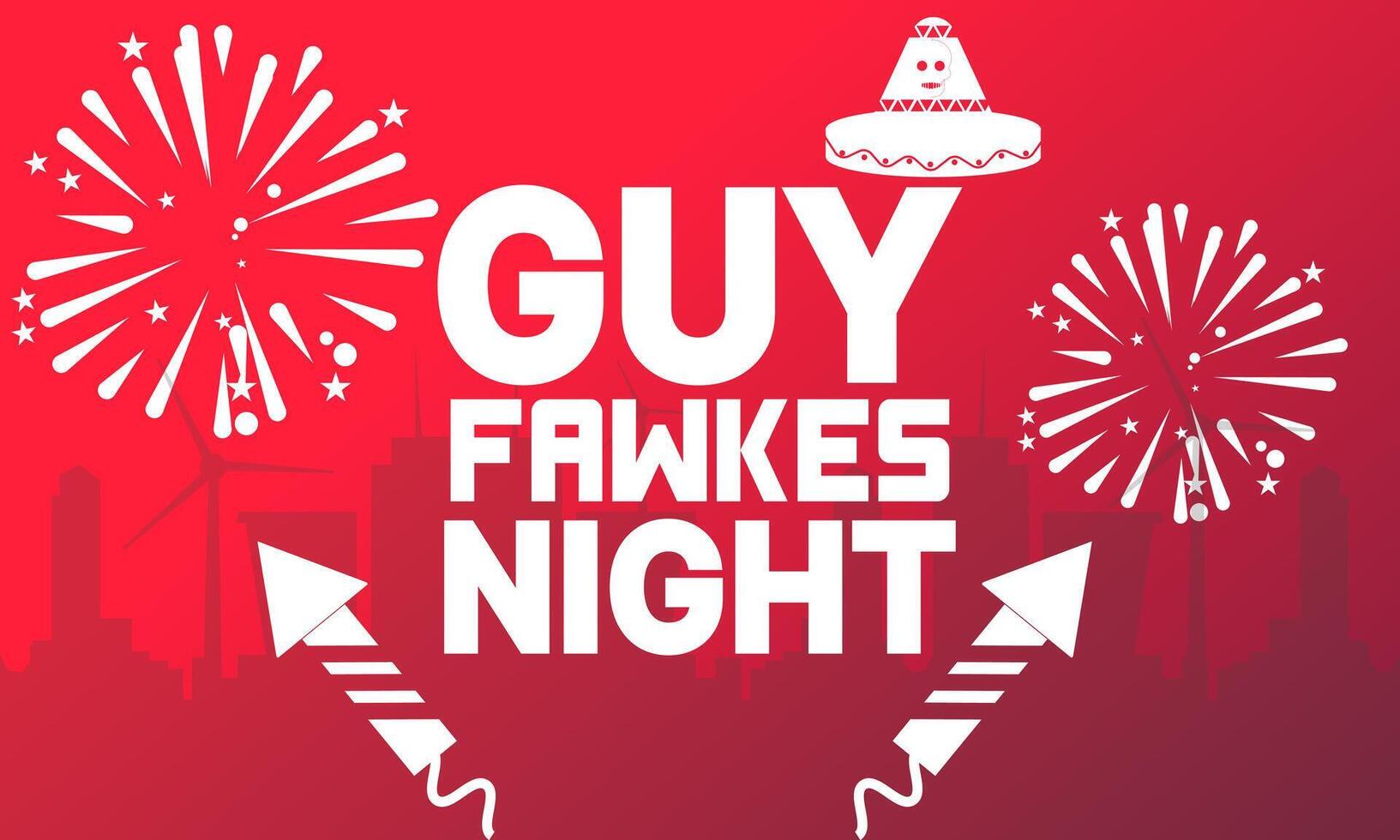 Guy Fawkes day vector
