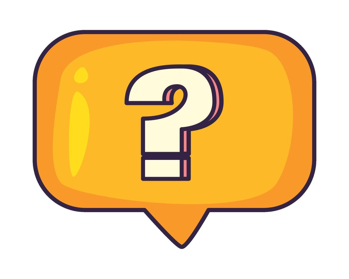 Question mark icon illustration design vector