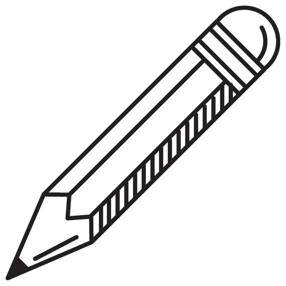 school pencil design over white vector