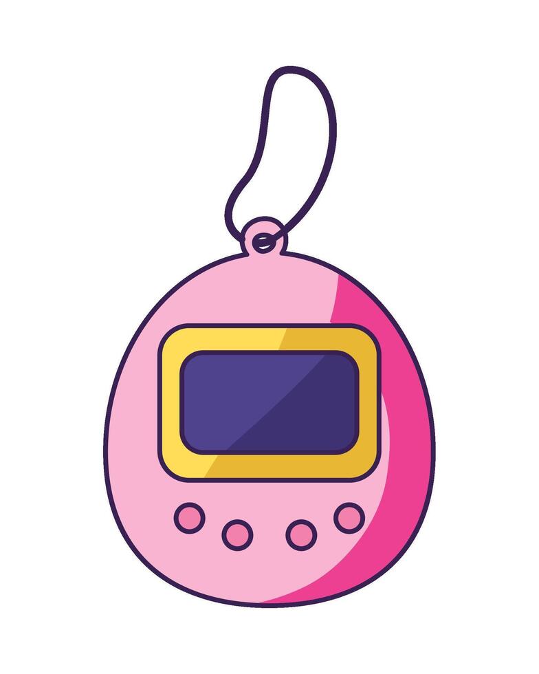 nineties pop art style toy isolated icon vector
