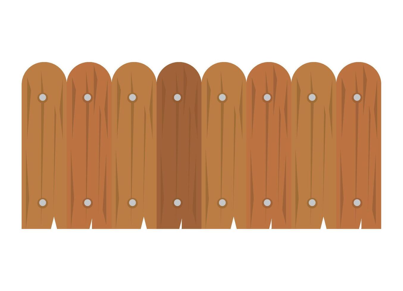 garden wooden fence protection icon isolated vector