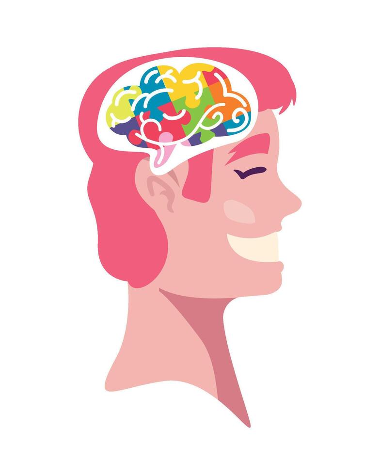asperger syndrome awareness illustration design vector