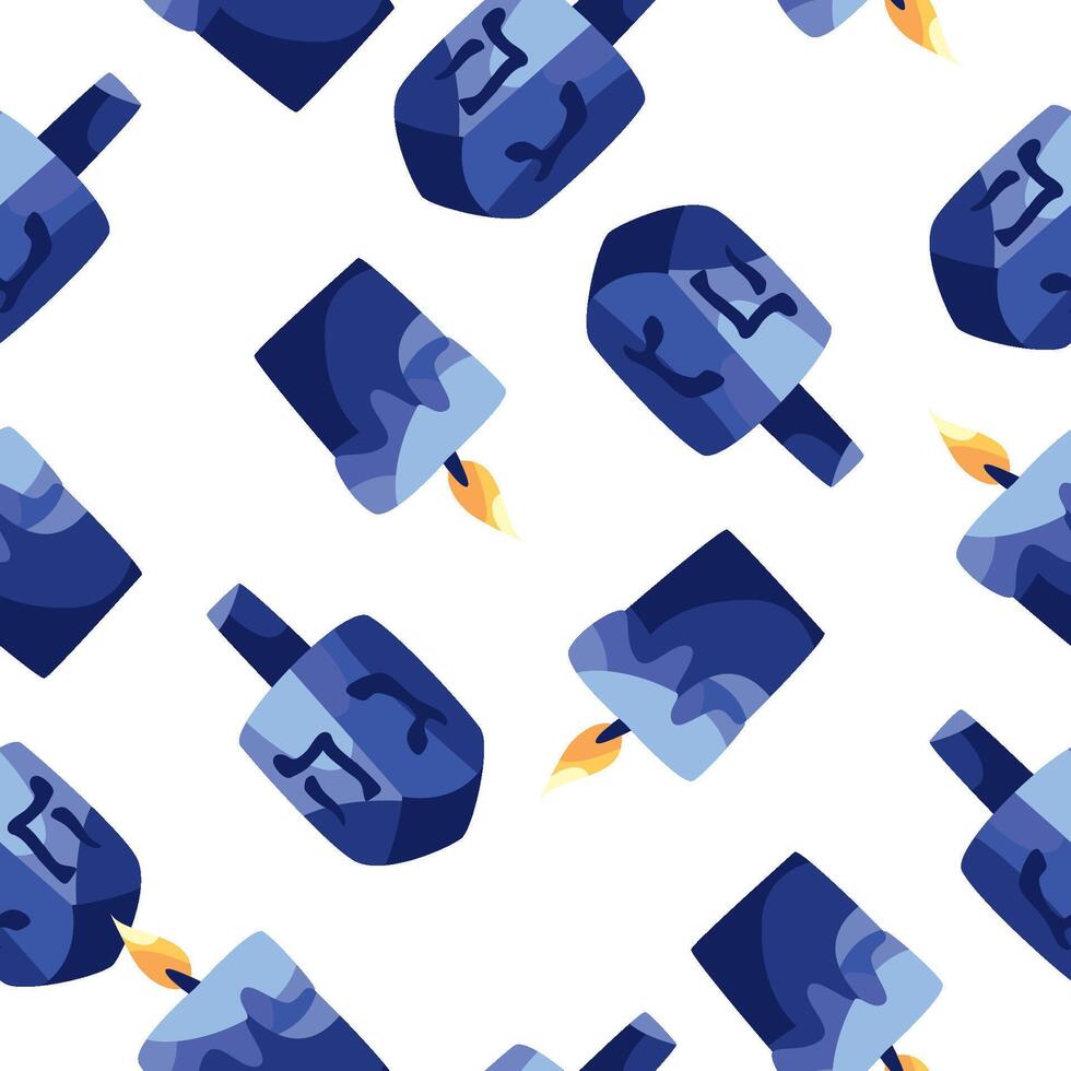 hanukkah background dreidel illustration design vector