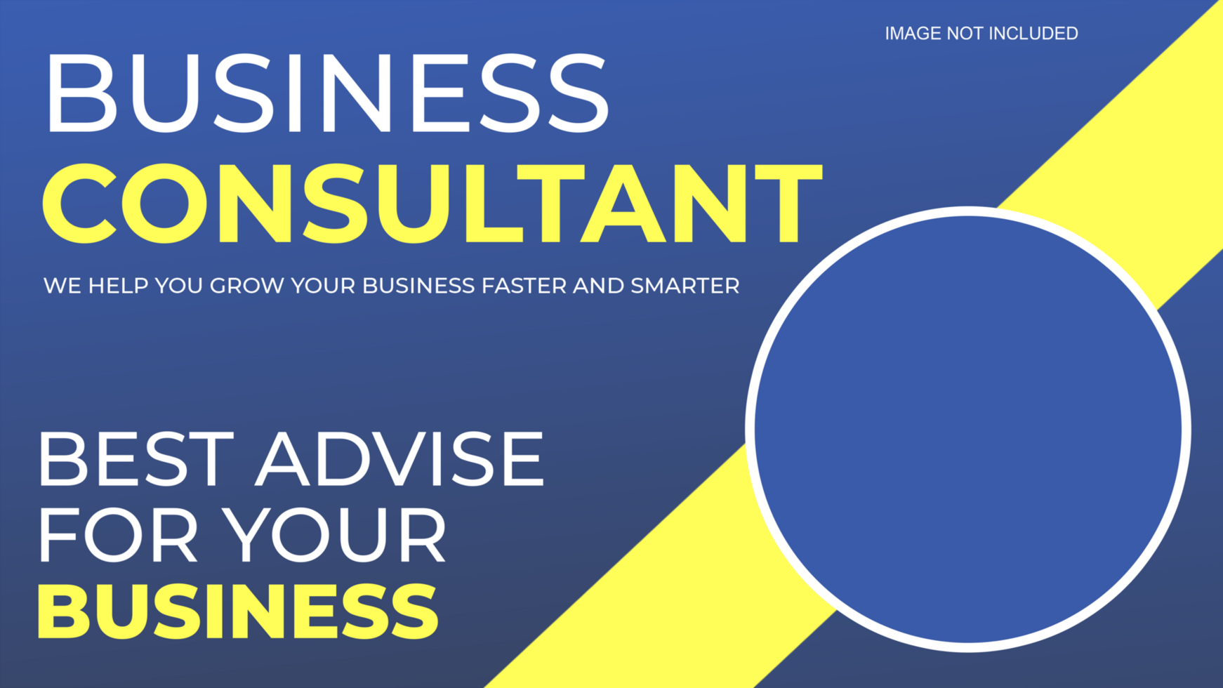 Business consultant youtube thumbnail and web banner psd