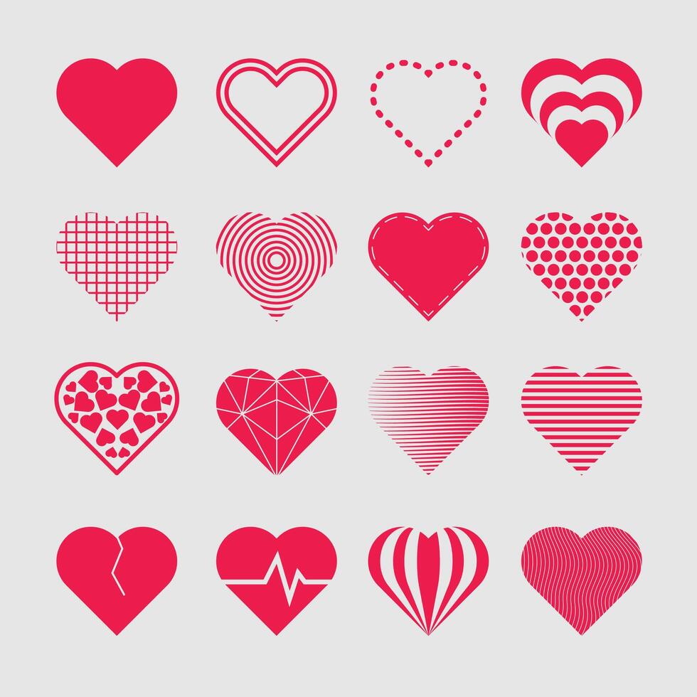 heart icon design vector