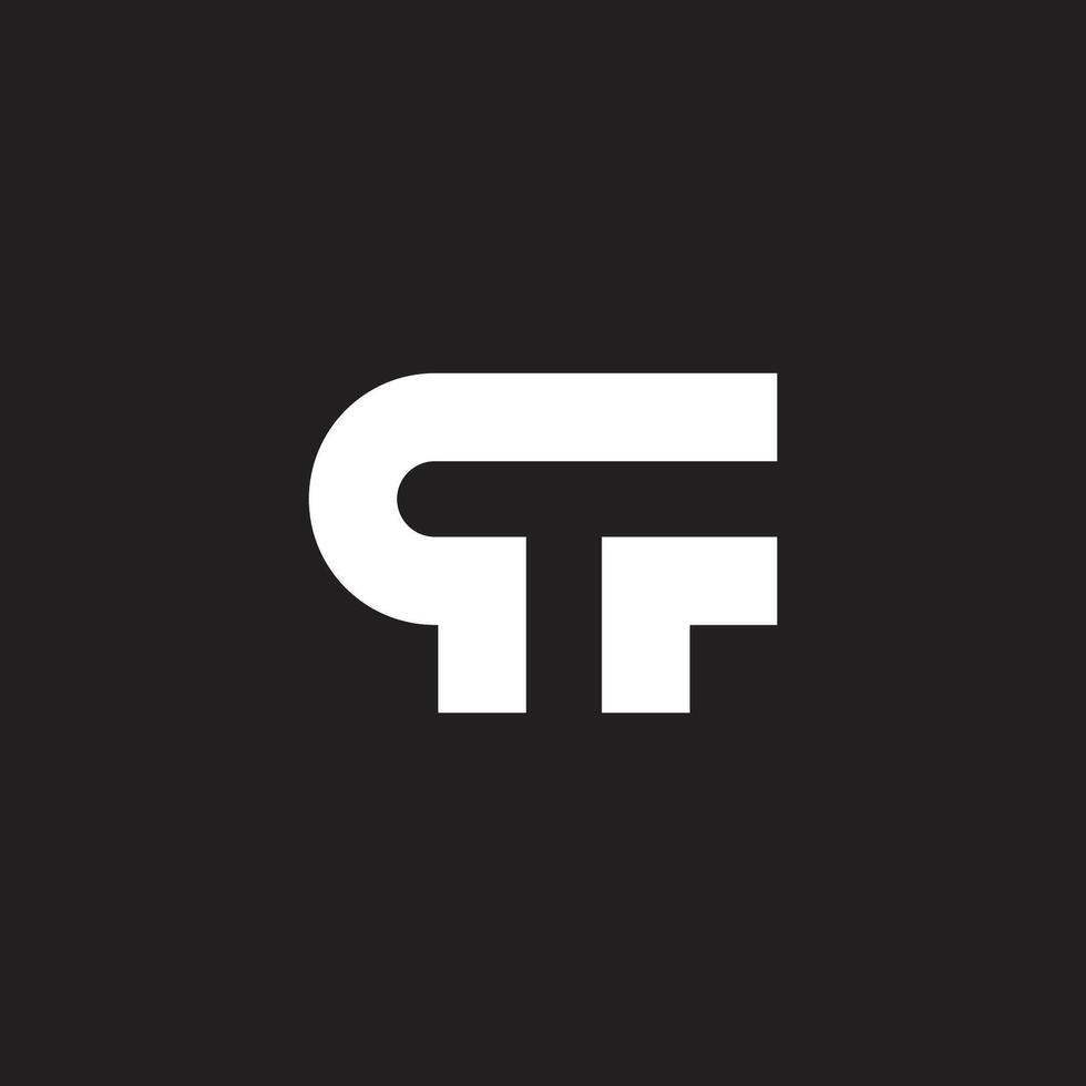 letter ct arrow motion geometric movement logo vector