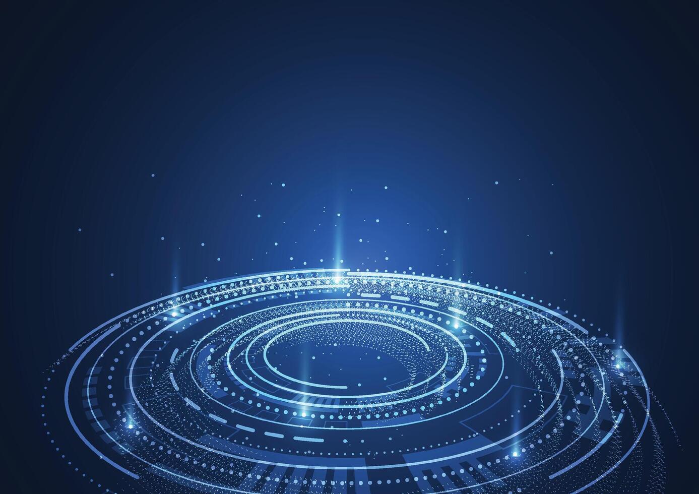 Abstract technology background with Big data. Internet connection, abstract sense of science and technology analytics concept graphic design vector