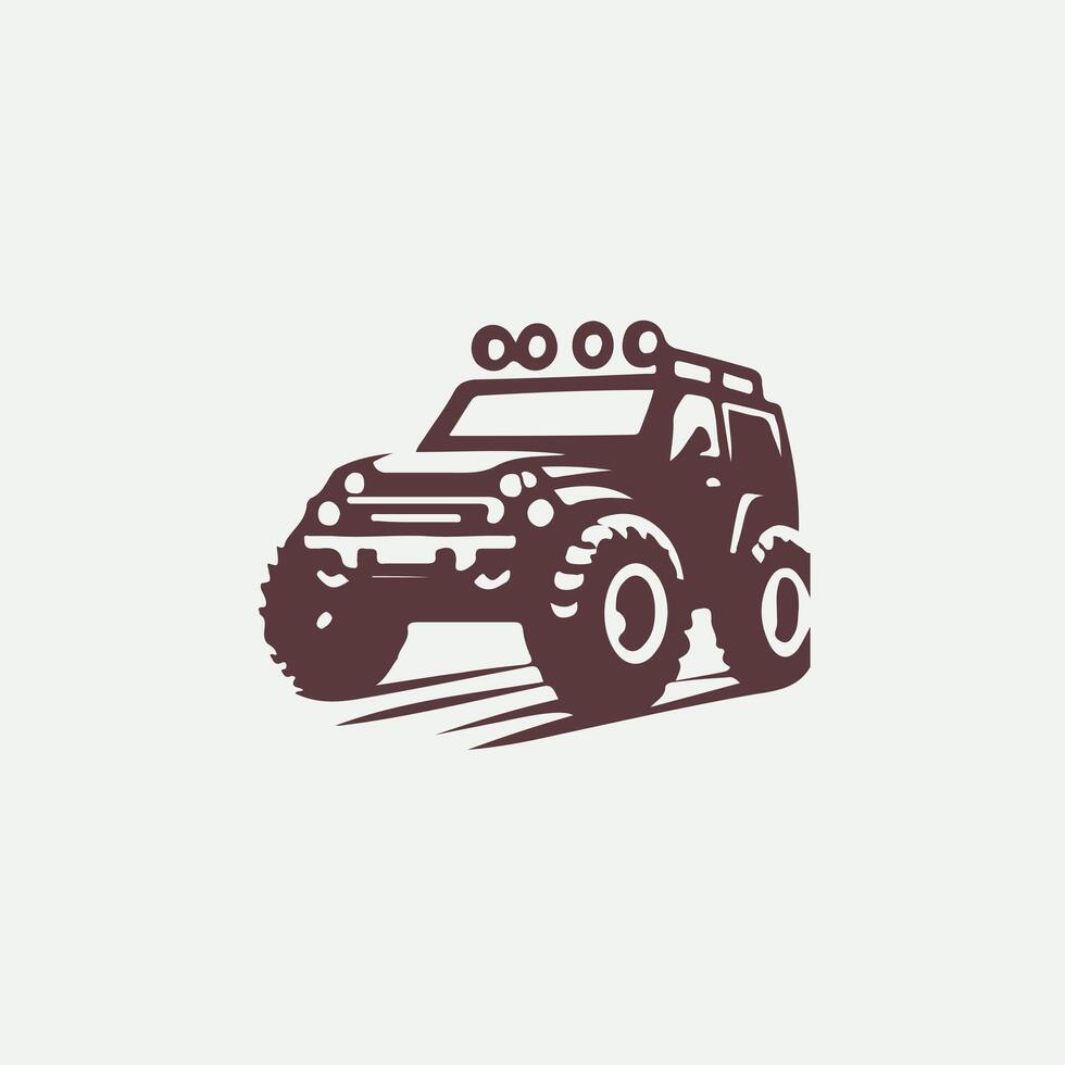 Off road vehicle icon illustration vector