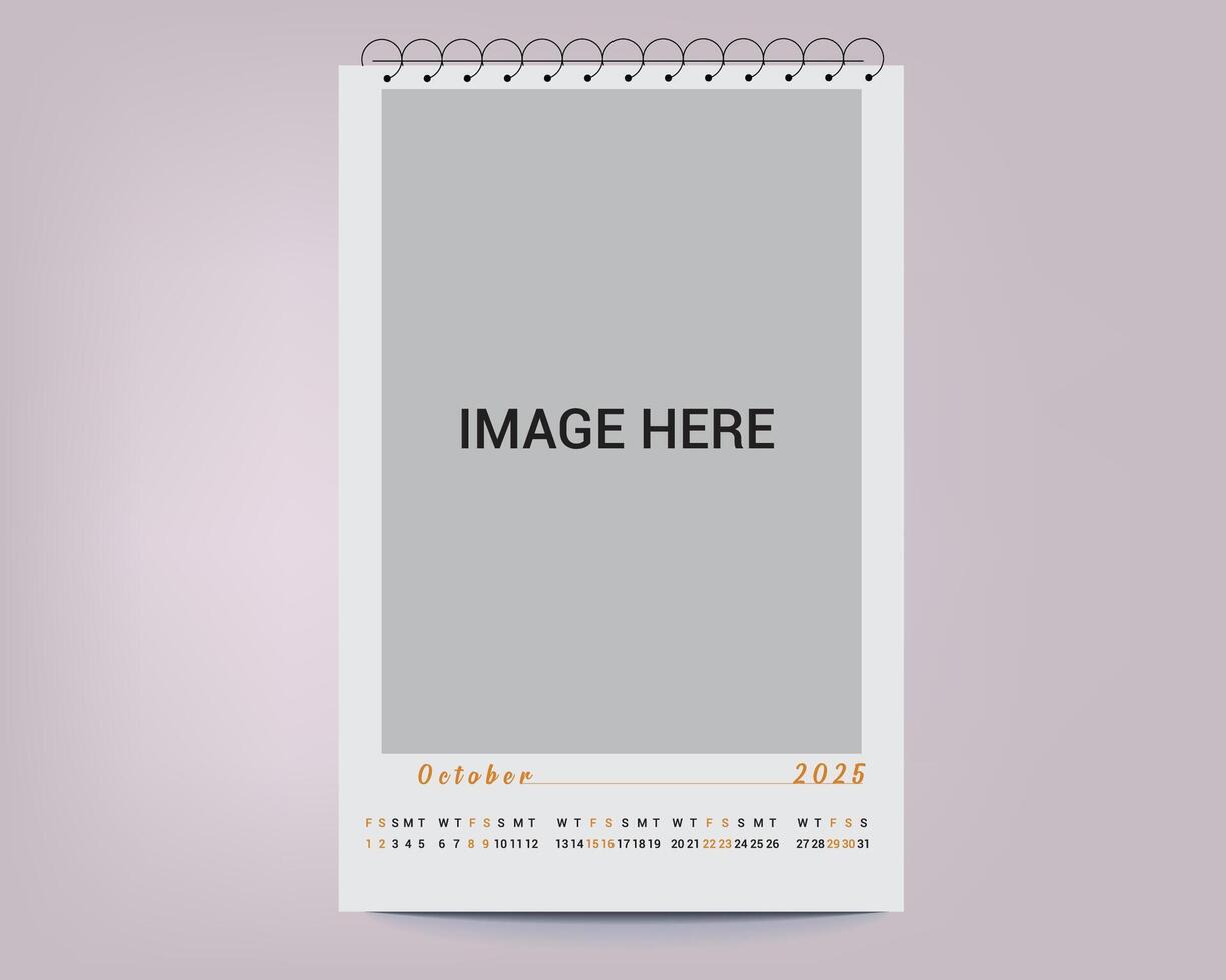 Calendar design free template vector