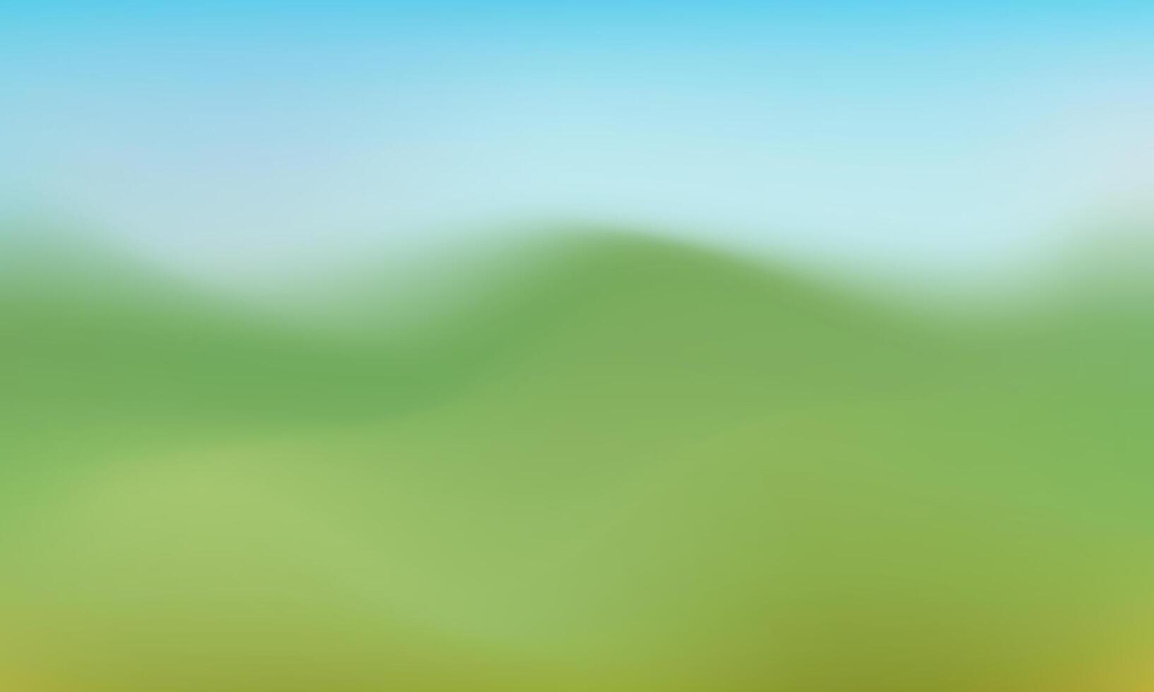 A blurry image of a field with a blue sky vector