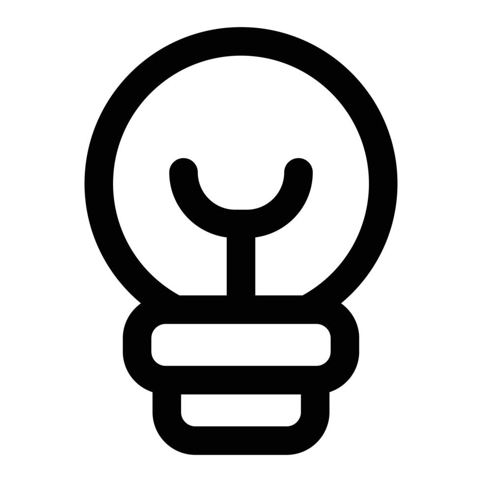 Simple Inspiration icon. The icon can be used for websites, print templates, presentation templates, illustrations, etc vector