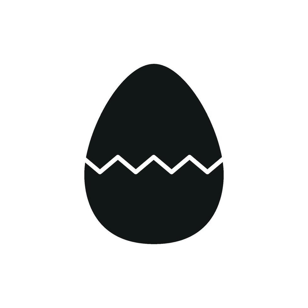 Egg food simple icon and modern design concept style vector