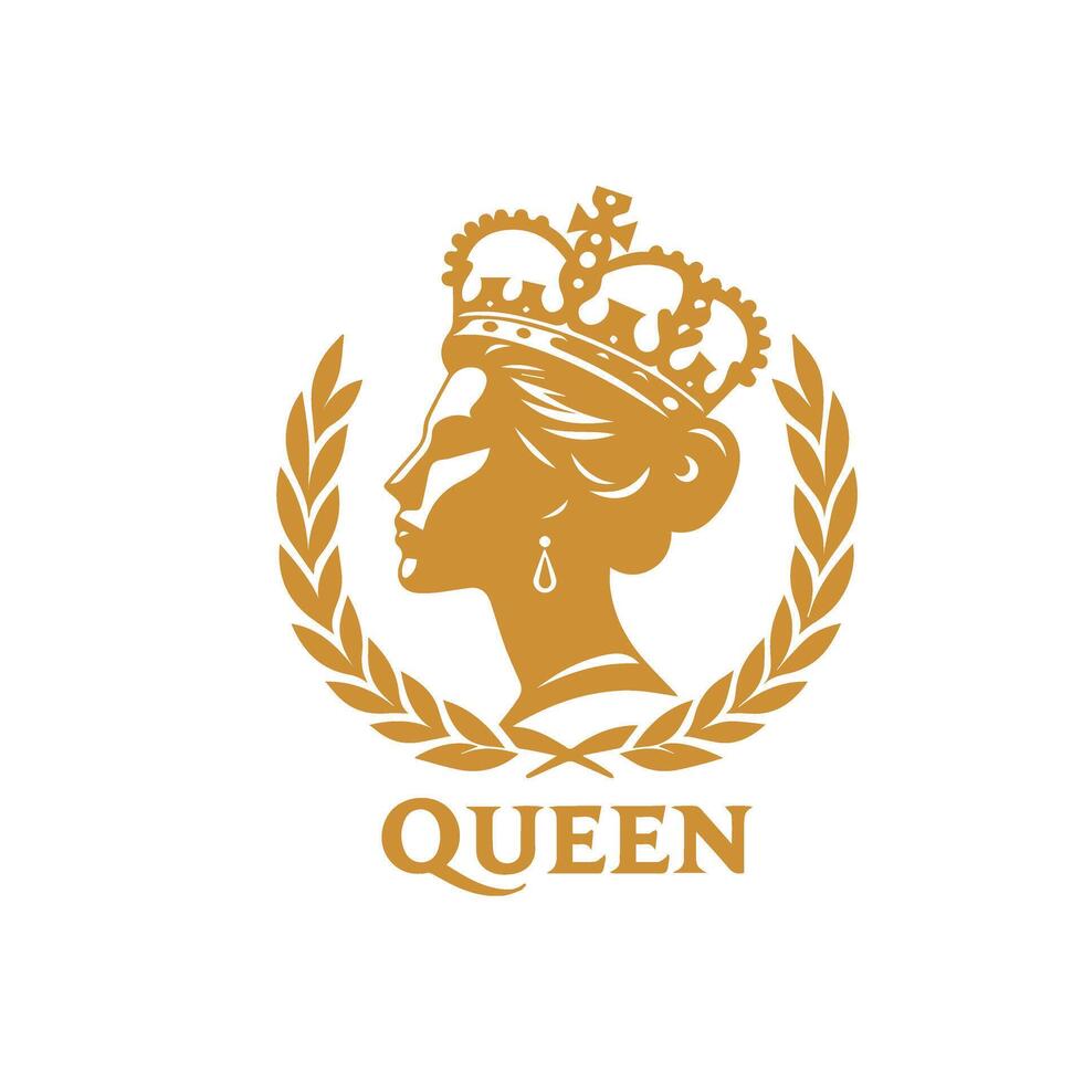 Queen of Luxury Logo Designs That Resonate with Royal Class vector