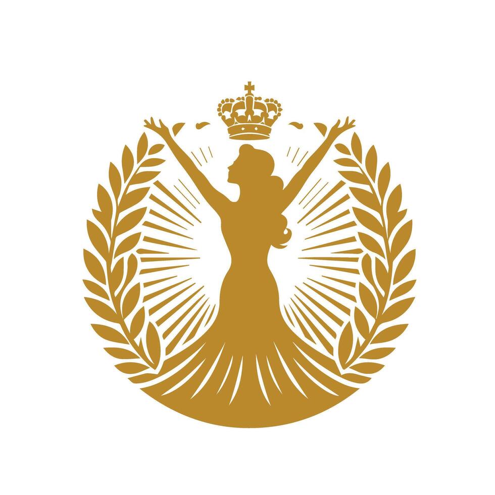 Powerful and Elegant Queen Logo Designs to Elevate Your Brand's Status vector