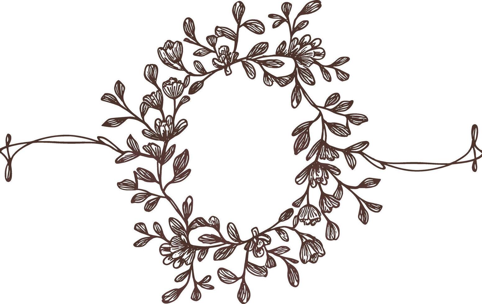 small flower with simple design vector