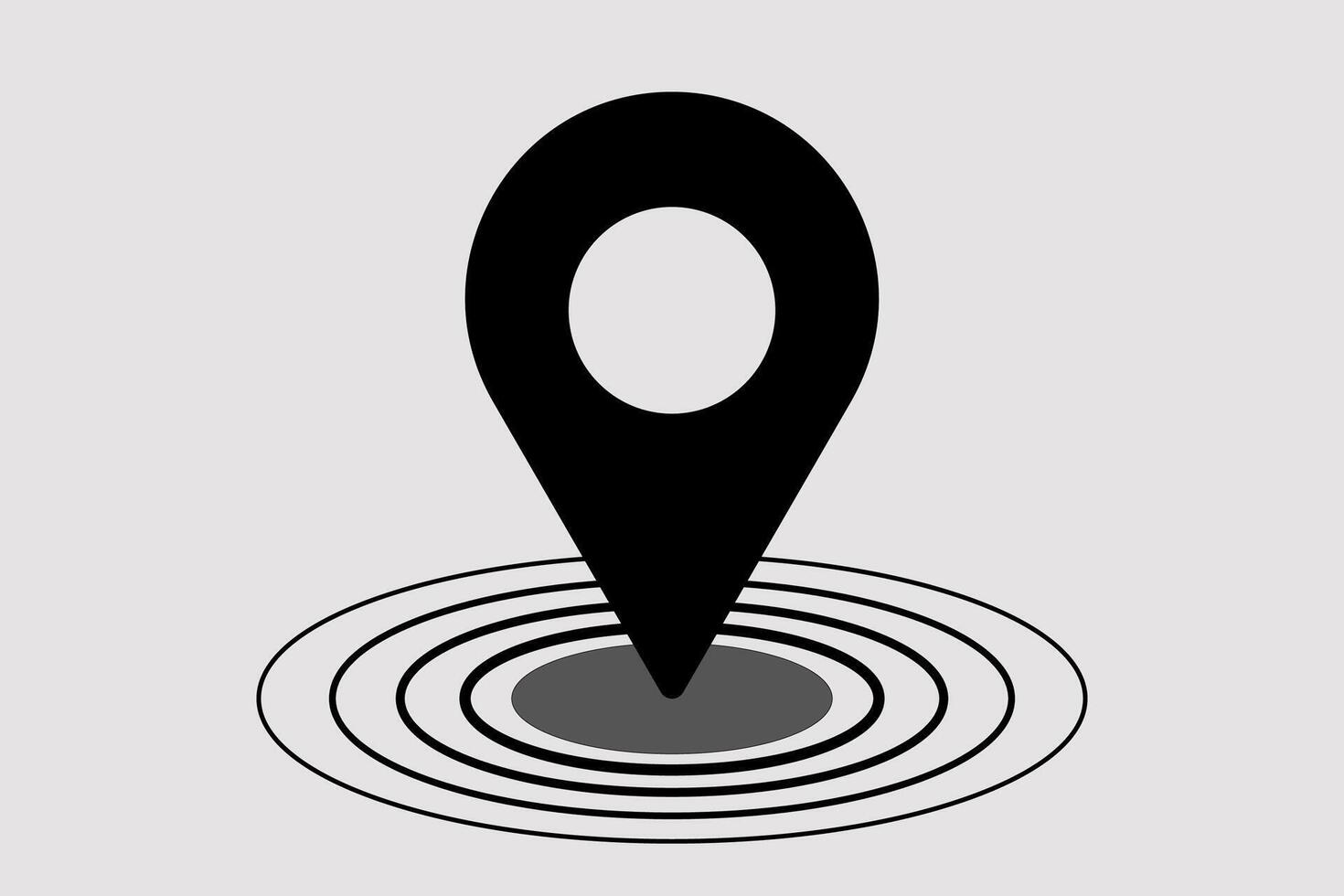 Map pin, location icon Geo Location Pin icon pro vector