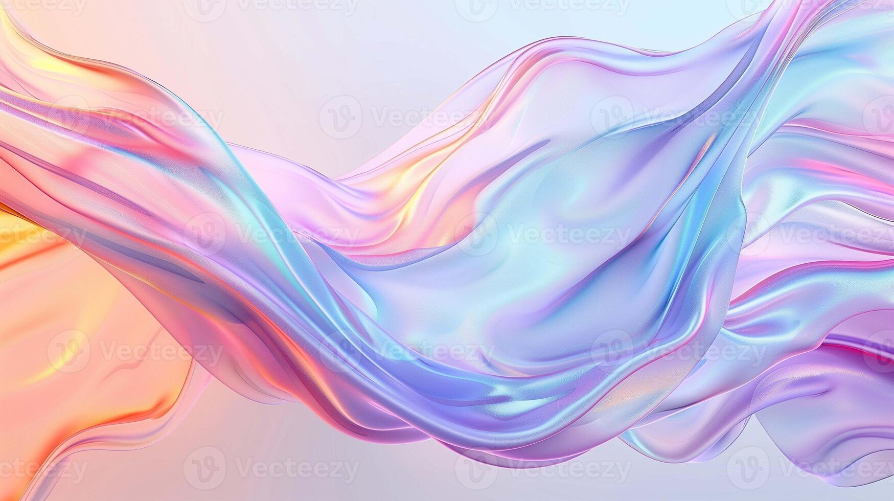 Surreal fluid liquids captured dynamic background image. Abstract flowing ornament 3d illustration wallpaper picture backdrop. Creativity concept for business presentation corporate photo