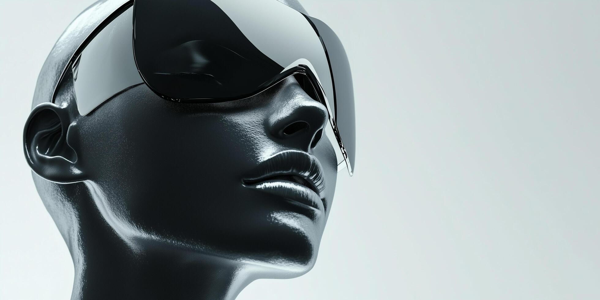 Mannequin displays modern fashion accessory trend photo