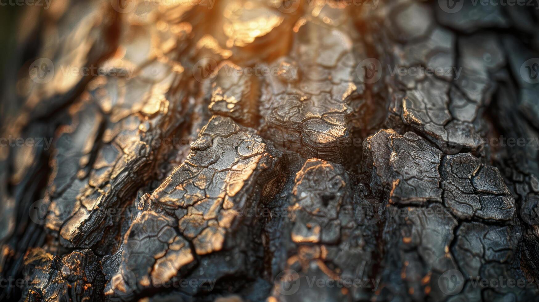 A close up of a tree with bark photo