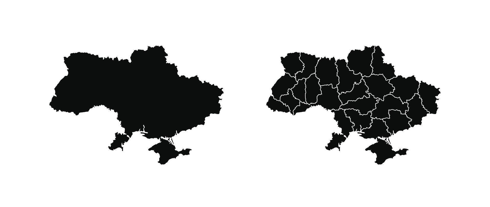 Map of Ukraine. Ukraine Map on white background. vector