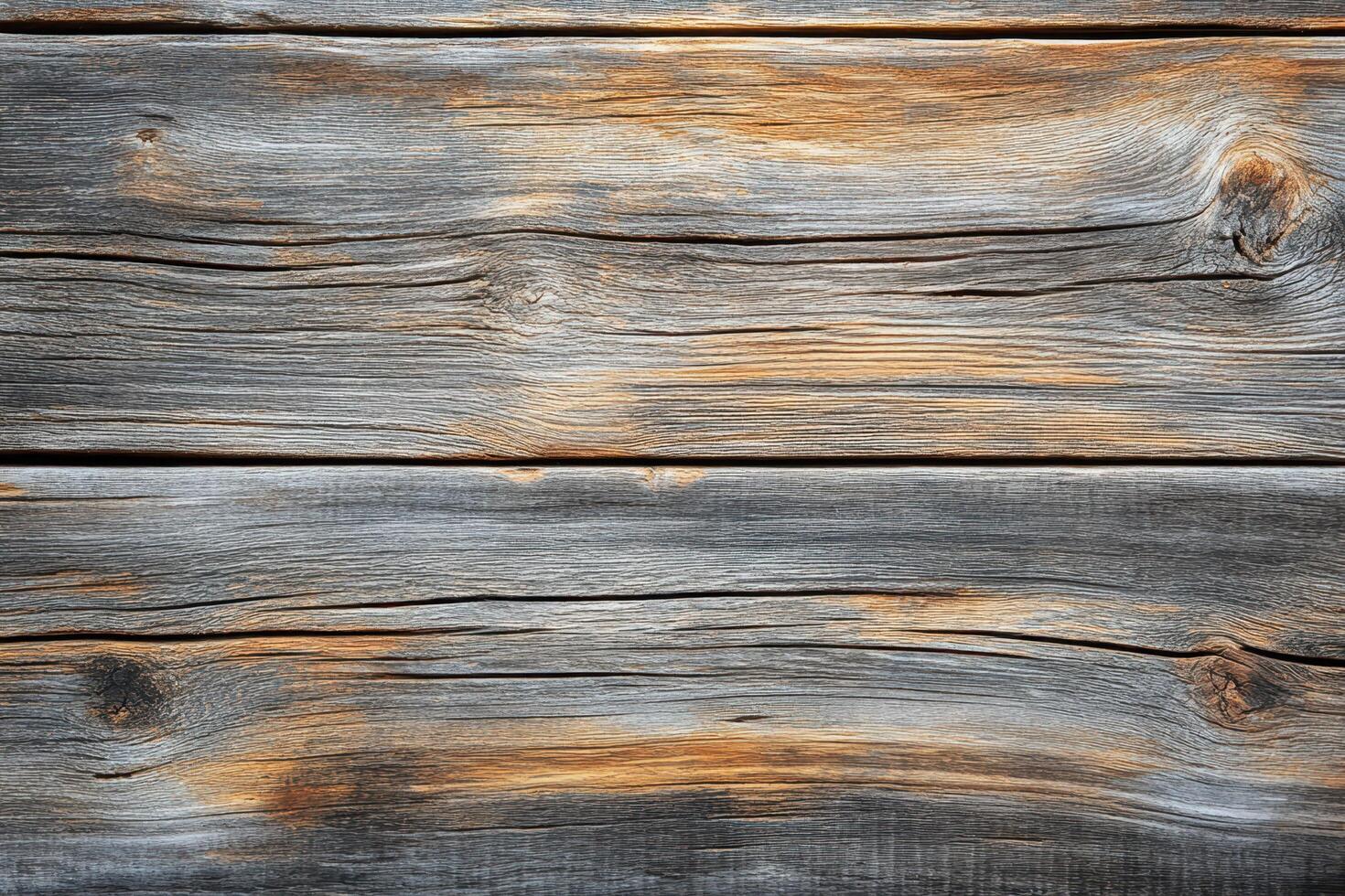 Close-up of Weathered Wood with Knots and Grain photo