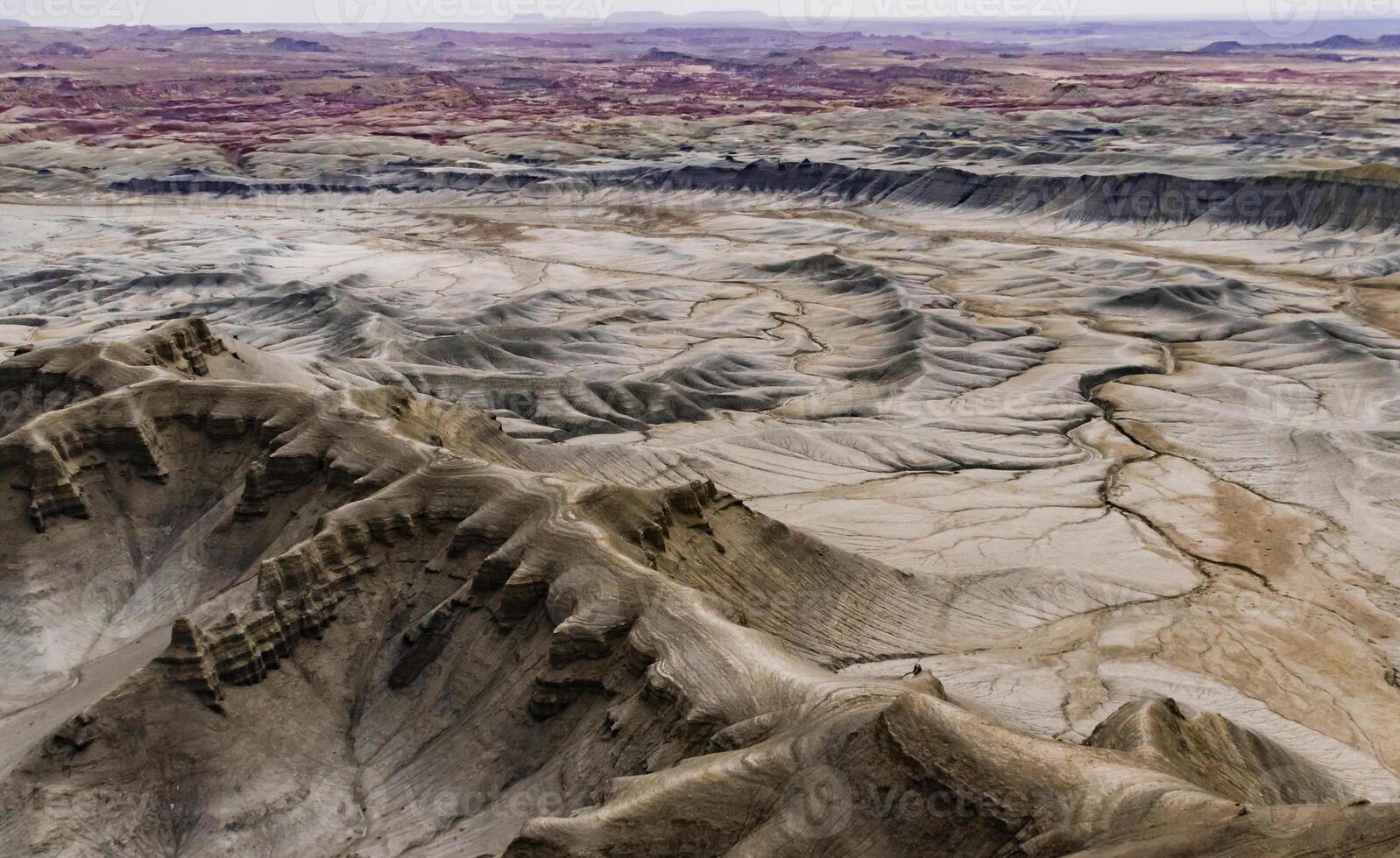 Skyline View overlook of the Blue Valley near Factory Butte, Utah, US photo