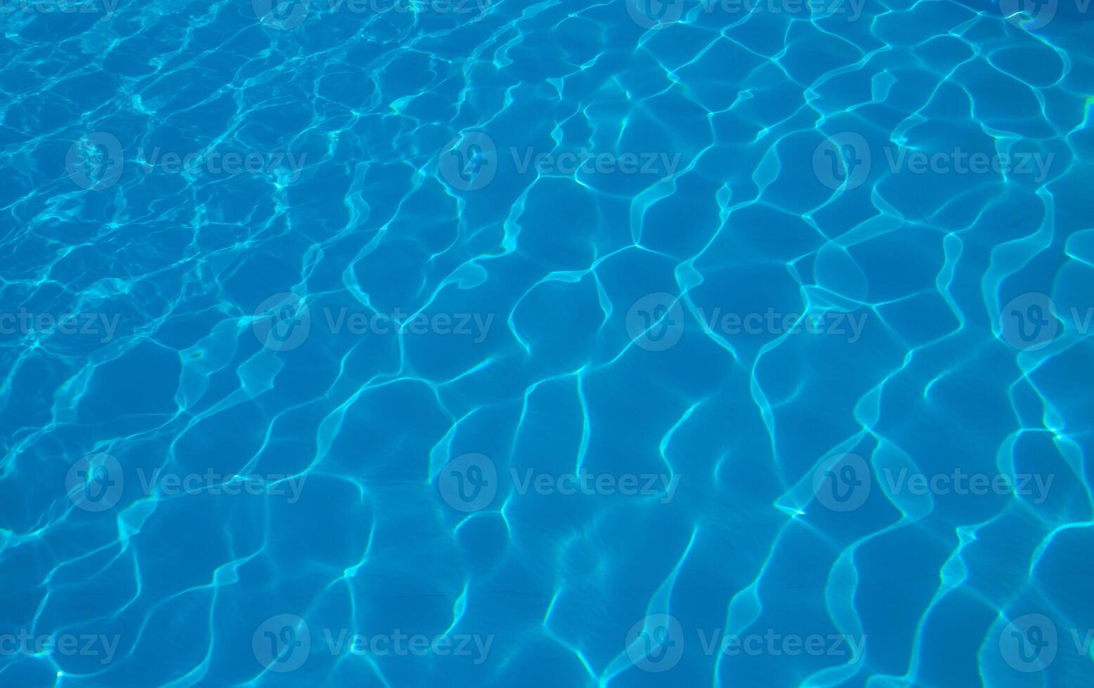 The reflection of the suns rays in the water in the pool with sea water, The glare of the sun, Egypt photo
