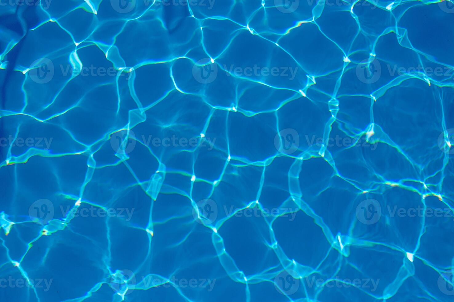 The reflection of the suns rays in the water in the pool with sea water, The glare of the sun, Egypt photo