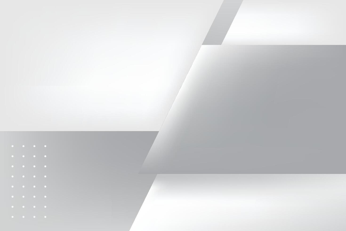 white and gray modern abstract background design vector