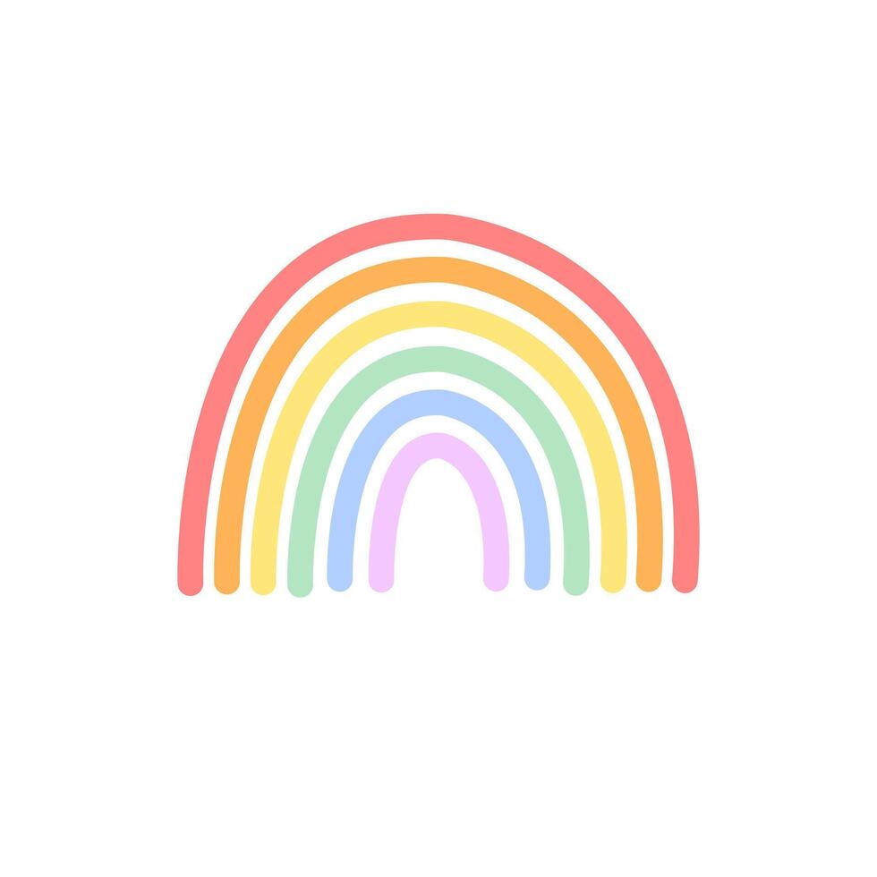 LGBT flag rainbow vector