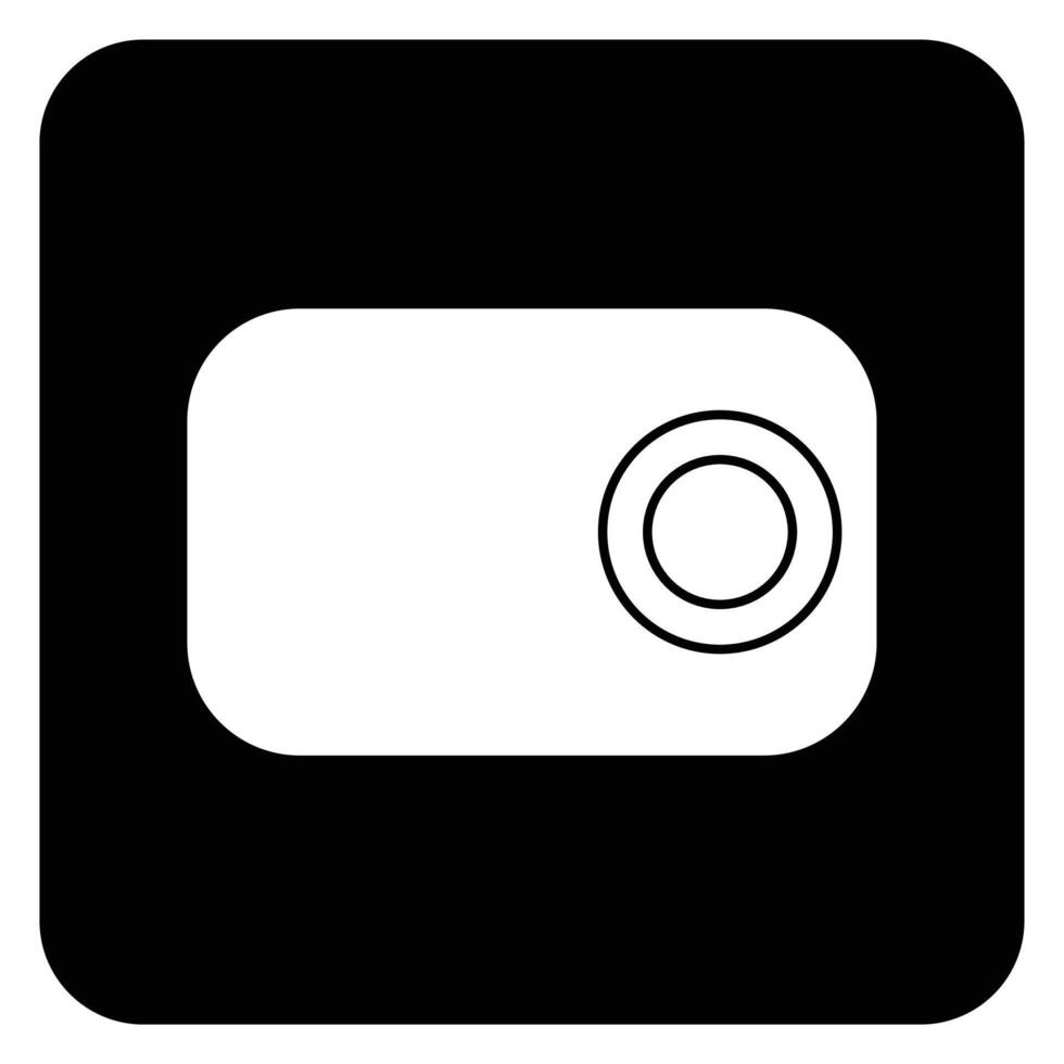 Camera Icon Camera symbol Camera icon flat on white vector