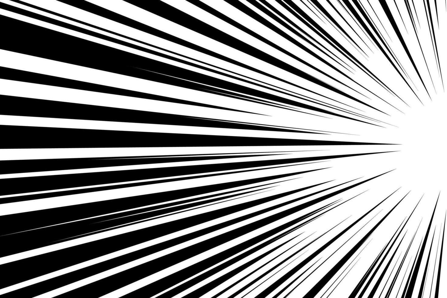 Comic strip radial motion lines. Anime comics book super hero speed and fight blast rays texture. Manga superhero action or explosions effects backdrop. Cartoon fast zoom and light flash graphic ink vector