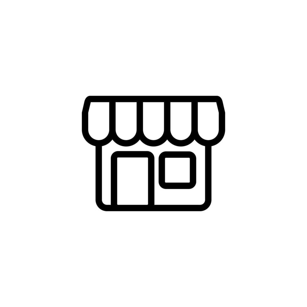 Store icon. Shopping symbol. vector