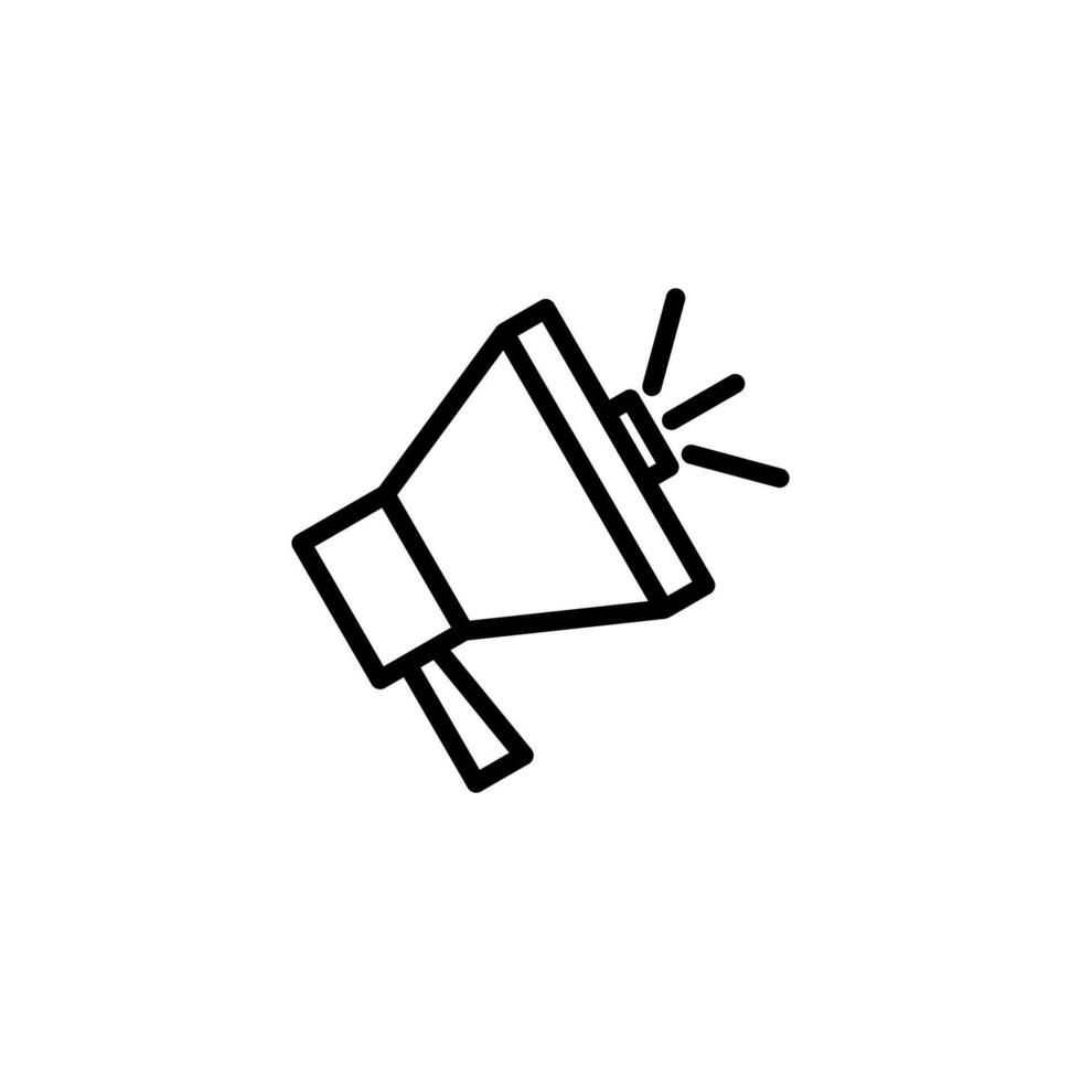 Megaphone icon. Announcement icon. vector