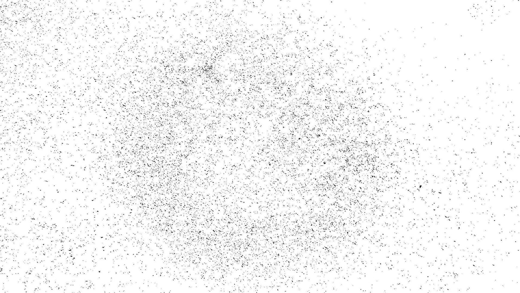 Dirty stipple noise background. Splattered grain grunge texture. Dotted graininess halftone textured overlay. Sand dust grit distressed wallpaper. Black scattered dot backdrop overlay. vector