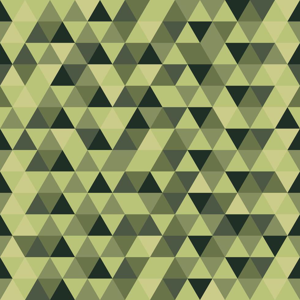 A green and black background with triangles vector