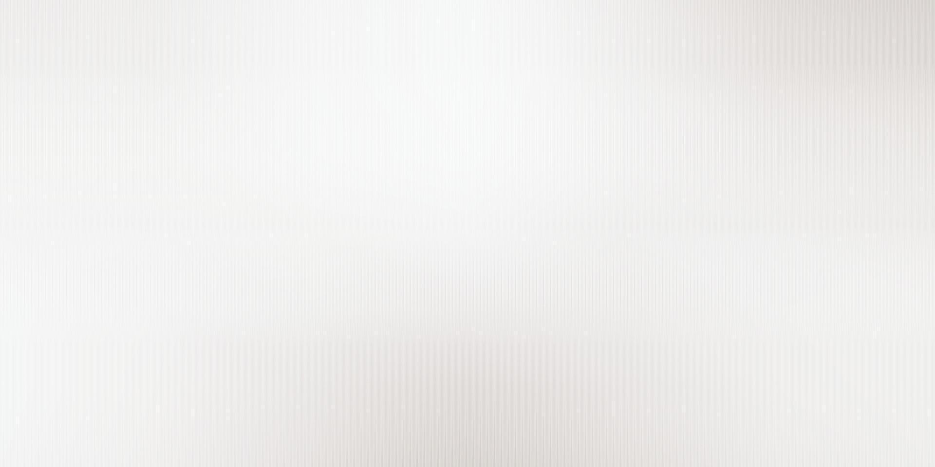 Acrylic Corrugated Glass texture light gray background. Blurred soft ribbed Striped banner overlay. Metal silver reeded polycarbonate sheet. Gradient backdrop vector