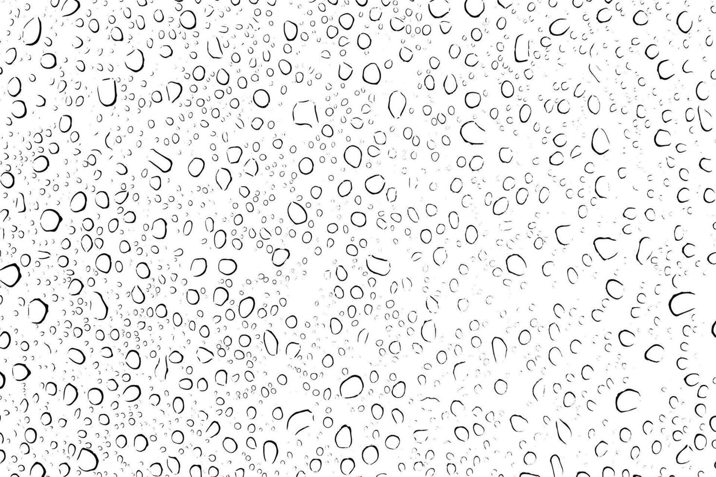 Dew and Rain Water Drops Textures Detailed Droplets on Glass and Gray Backgrounds for Special Effects vector