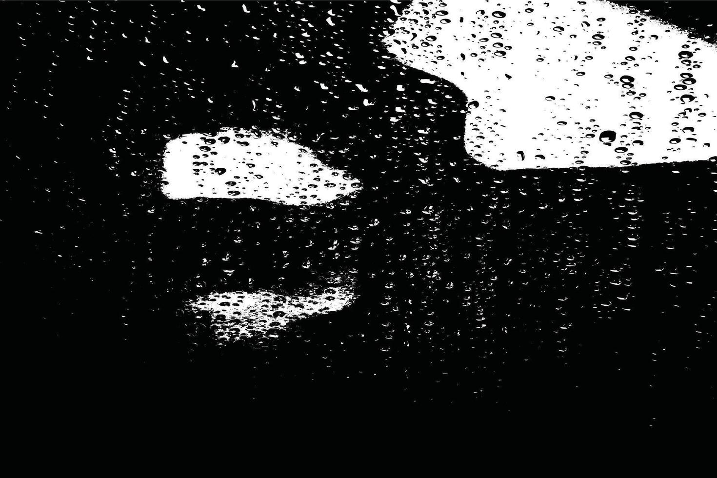 Distressed Halftone and Grainy Texture Overlay - Black and White Abstract Grunge Background with Noise and Scratch Effects vector