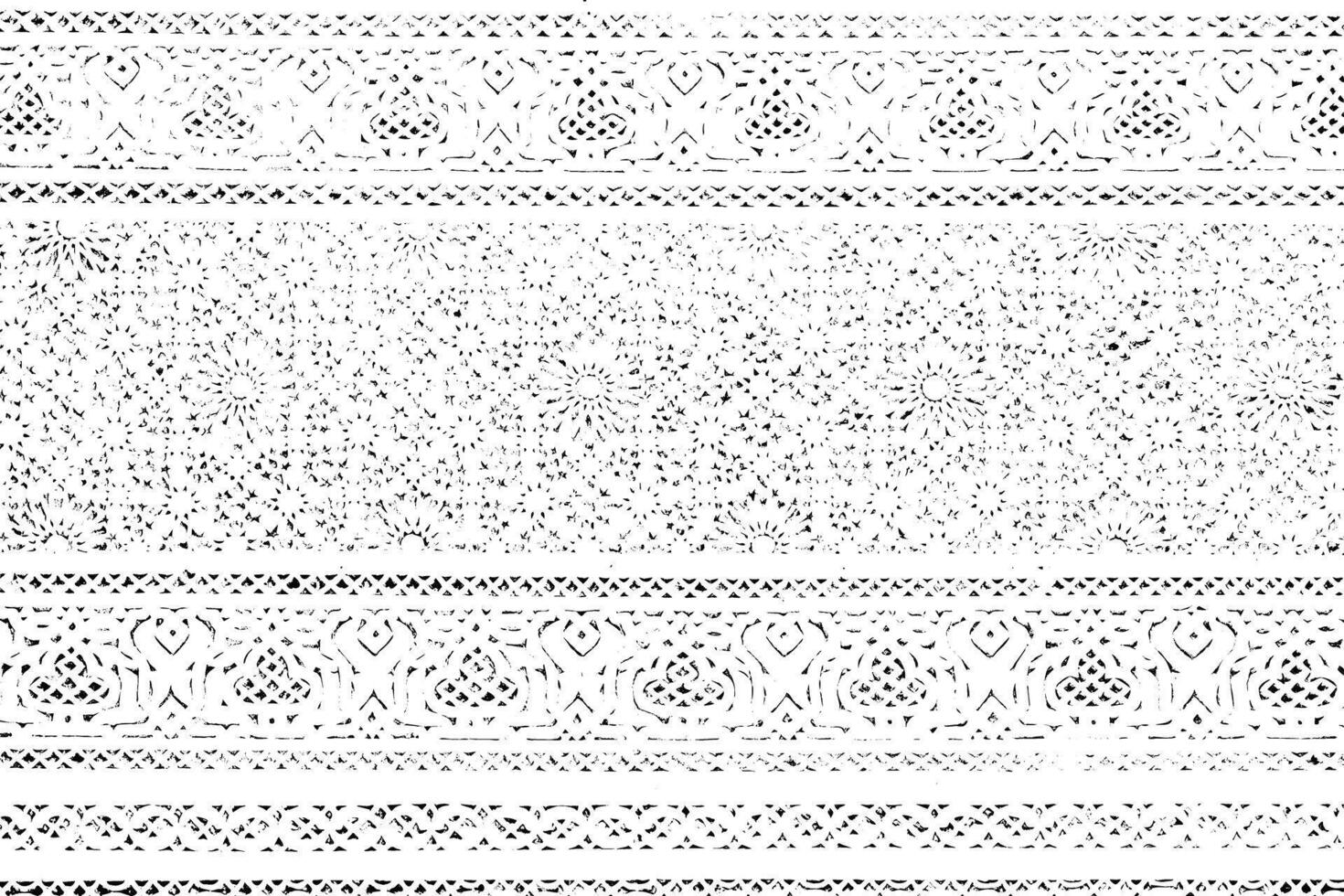 Black and White Halftone Dots Patterns Monochrome Motifs, Repeat Designs, and Modern Wallpaper Textures vector