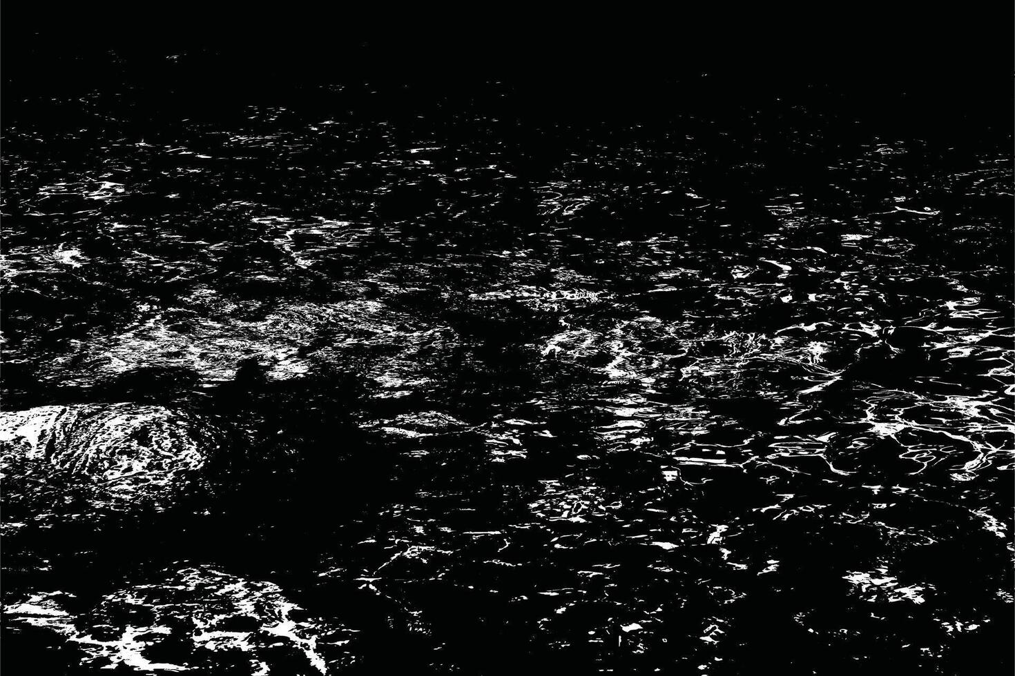 Dark Water and Grunge Textures Rippled Surfaces, Black Backgrounds, and Scratched Effects vector