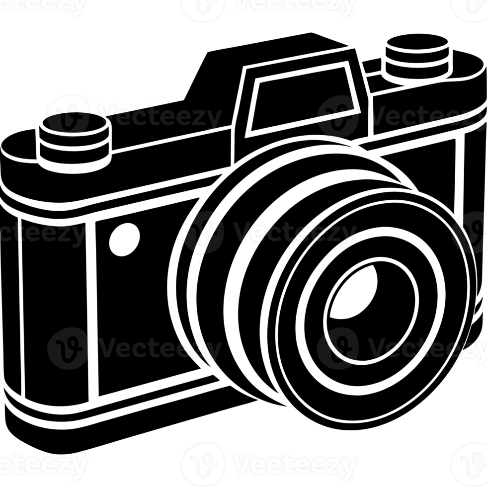 A minimalist illustration of camera cutouts png
