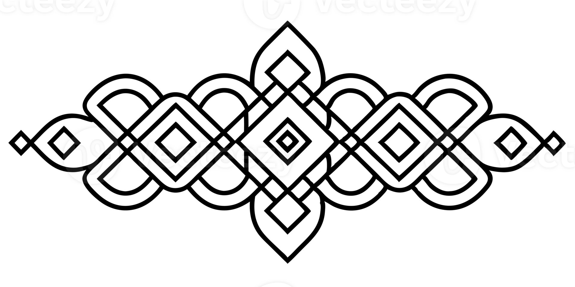 A Slavonic pattern cutouts black png
