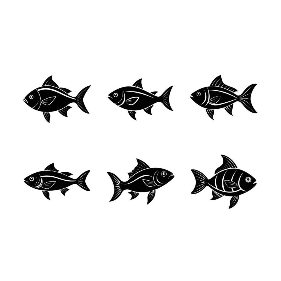 Fish and line art design created with for unique printable projects. vector