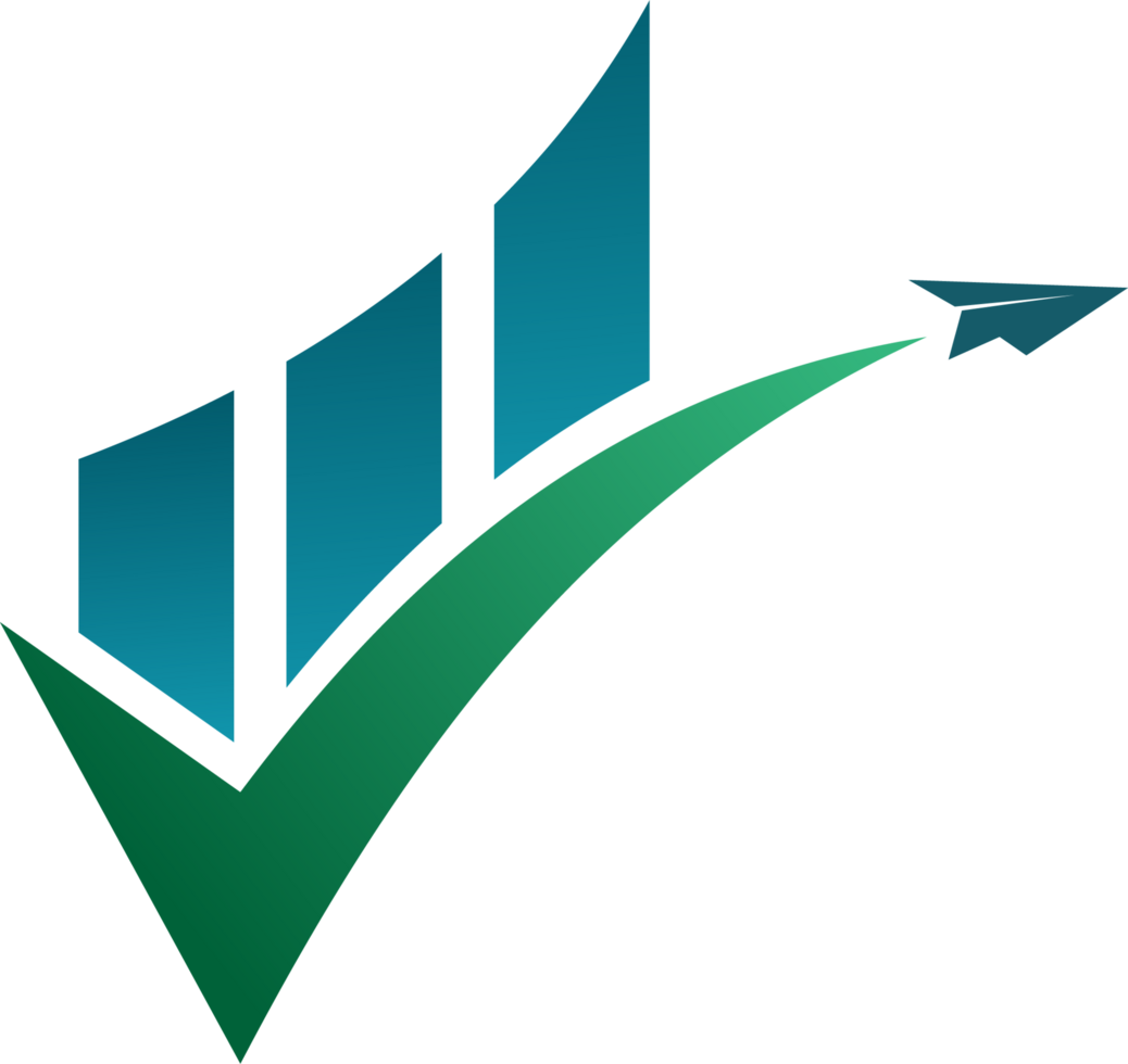 The arrow is pointing up and the arrow is green png