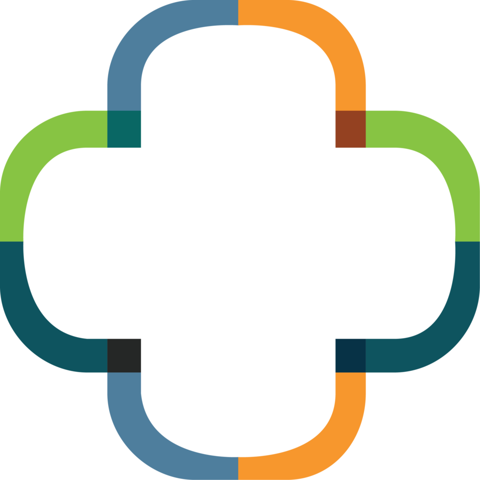 The logo for the medical center of the future png