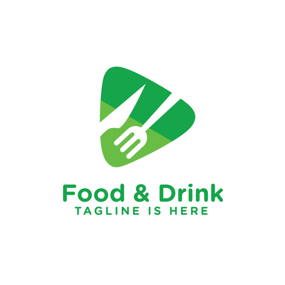 Food and drink logo design png