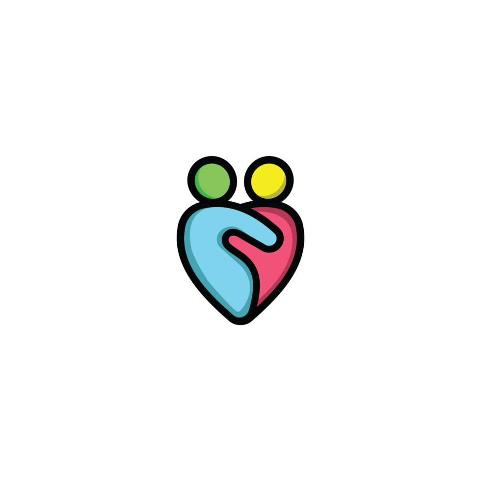 A logo for a company that is holding a heart png